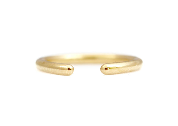 14k yellow gold open ring