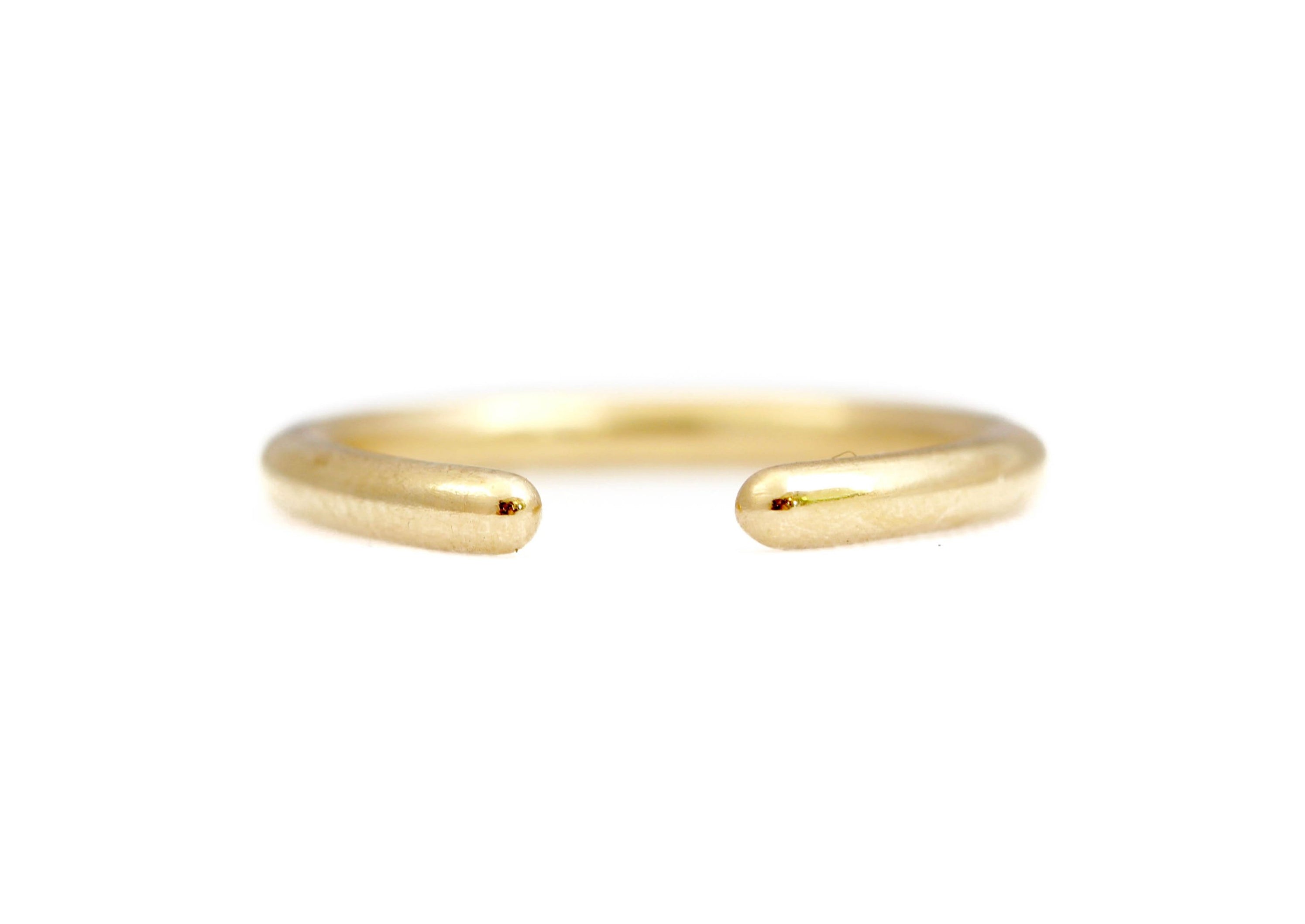 Women's 14k Yellow Gold Open Ring– Elle Naz Jewelry